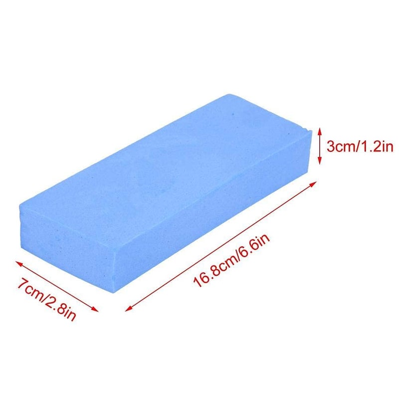 Aramox PVA Car Washing Sponge Set, 3 Pack Multi-Functional Super Absorbent Cleaning Block, Blue, 6.6 x 2.8 x 1.2 Inches - Image 2